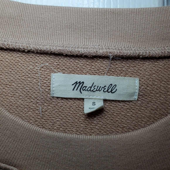 Madewell Sleeveless Sweatshirt Tan Sz S - Picture 8 of 8